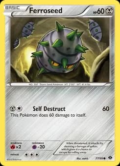 Ferroseed card in English
