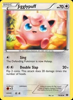 Jigglypuff card in English