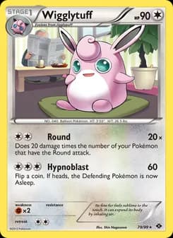 Wigglytuff card in English