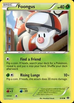 Foongus card in English