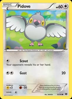 Pidove card in English