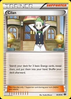 Cilan card in English