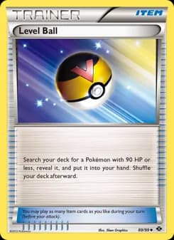 Level Ball card in English