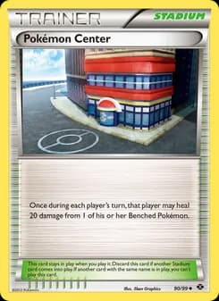 Pokémon Center card in English