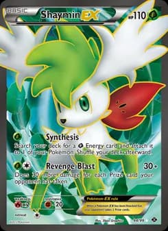 Shaymin-EX card in English
