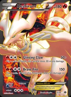Reshiram-EX card in English