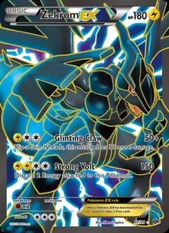 Zekrom-EX card in English