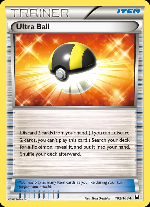 Ultra Ball card in English