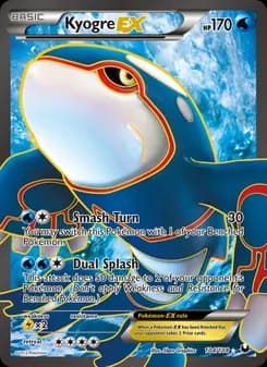 Kyogre-EX card in English