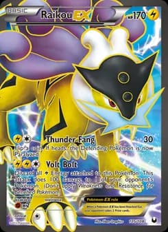 Raikou-EX card in English