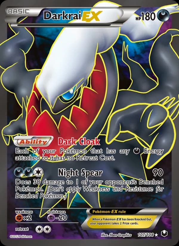 Darkrai-EX card in English