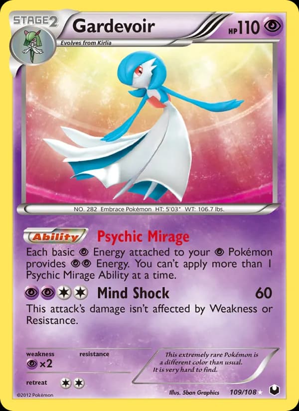 Gardevoir card in English