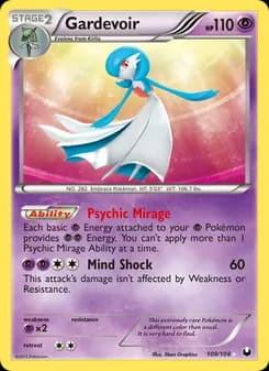 Gardevoir card in English