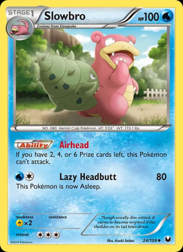 Slowbro card in English
