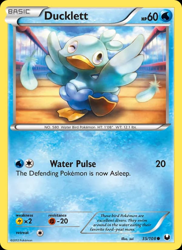 Ducklett card in English