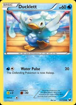 Ducklett card in English