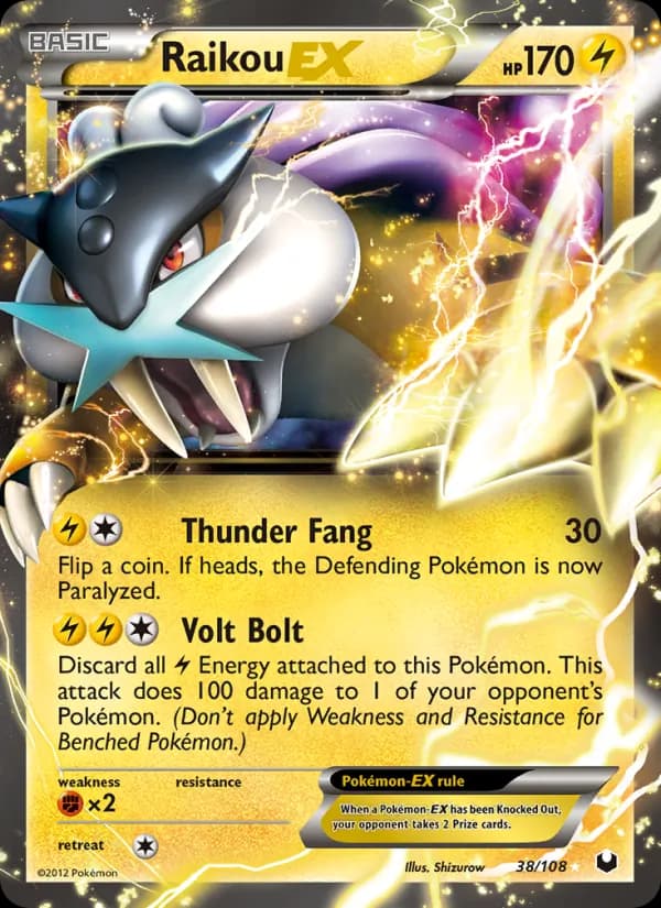 Raikou-EX card in English