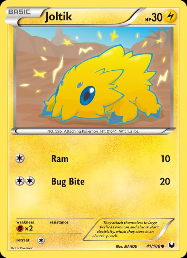 Joltik card in English