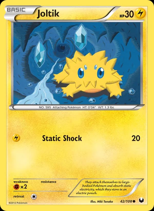 Joltik card in English