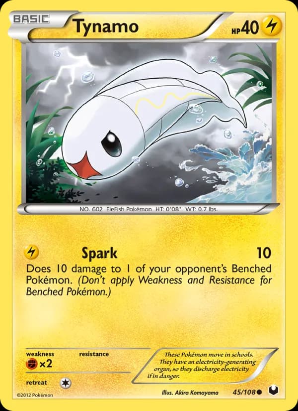 Tynamo card in English