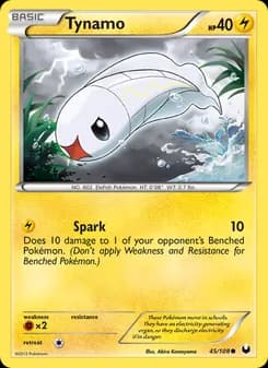 Tynamo card in English
