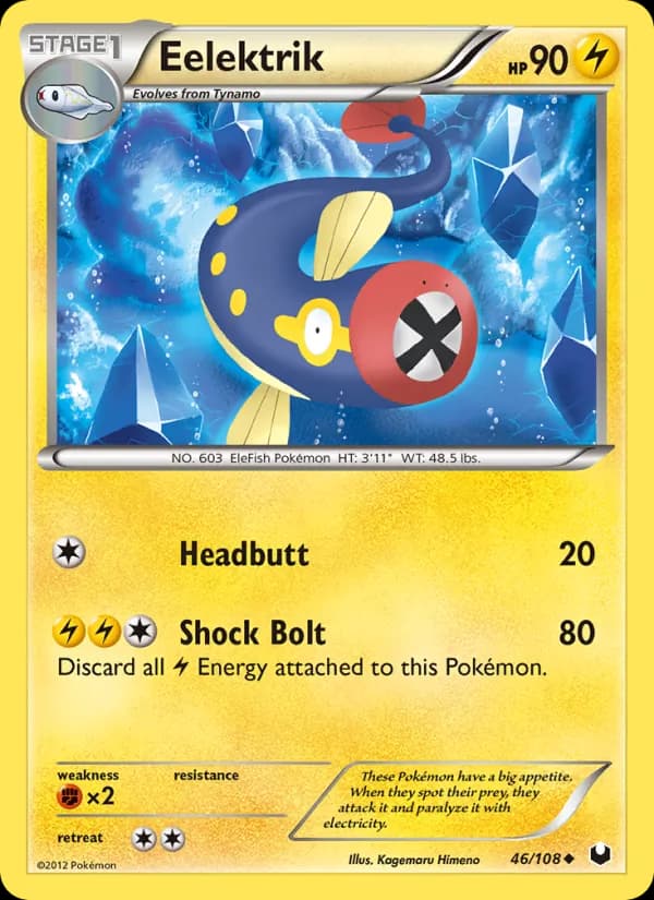 Eelektrik card in English