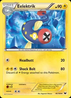 Eelektrik card in English
