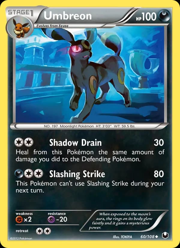 Umbreon card in English