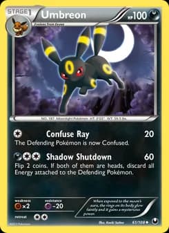 Umbreon card in English
