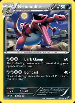 Krookodile card in English