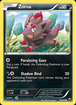 Zorua card in English