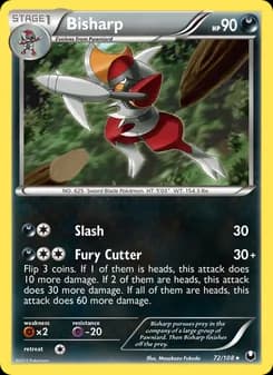 Bisharp card in English