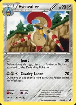 Escavalier card in English
