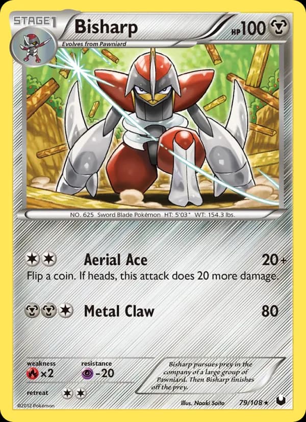 Bisharp card in English