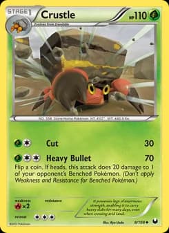 Crustle card in English