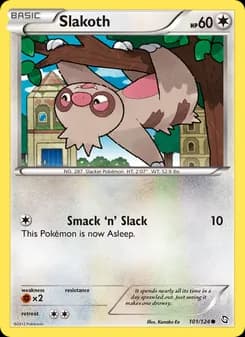 Slakoth card in English