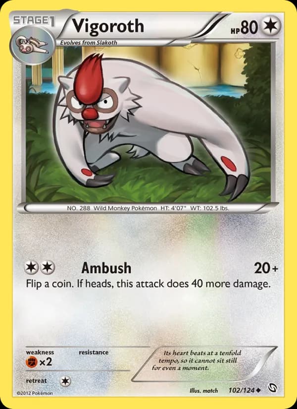 Vigoroth card in English