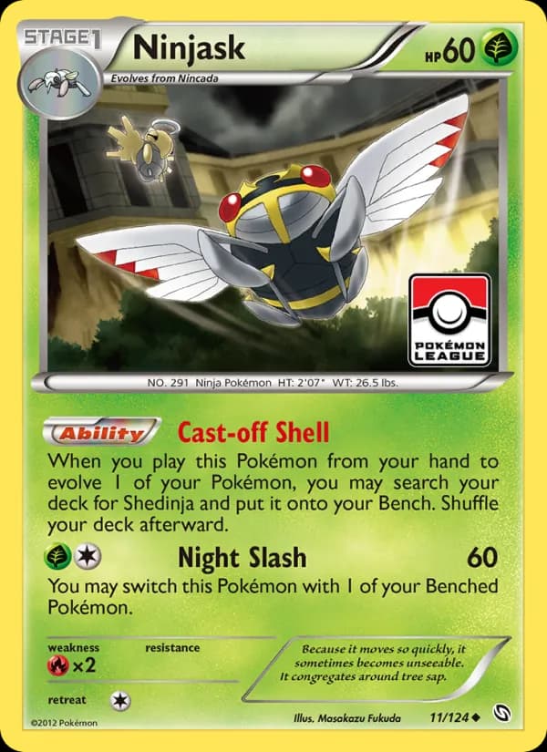Ninjask card in English