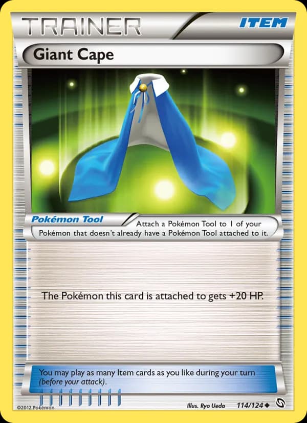 Giant Cape card in English