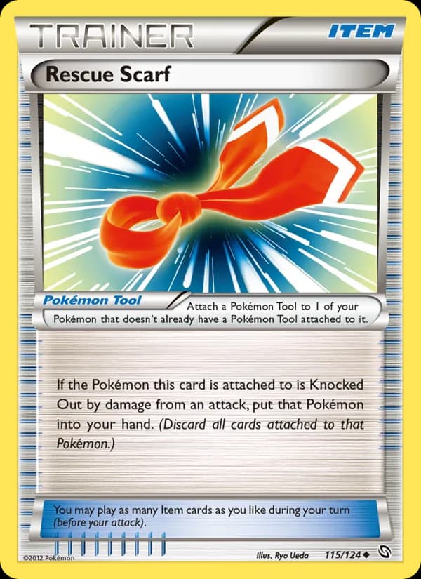 Rescue Scarf card in English