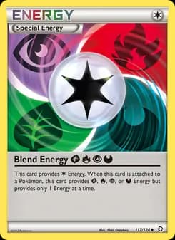 Blend Energy Grass Fire Psychic Darkness card in English
