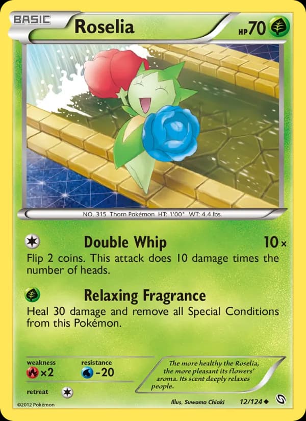 Roselia card in English