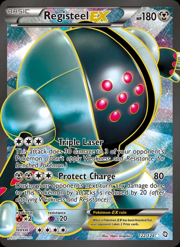 Registeel-EX card in English