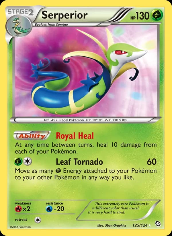 Serperior card in English