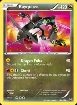 Rayquaza card in English