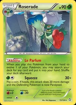 Roserade card in English