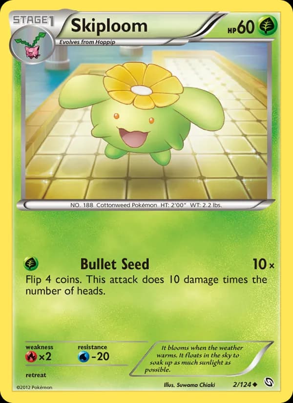 Skiploom card in English