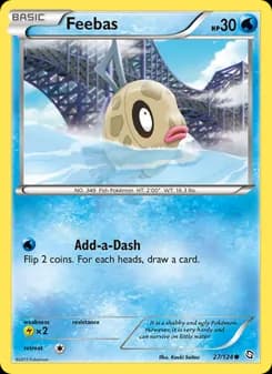 Feebas card in English