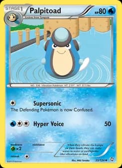 Palpitoad card in English