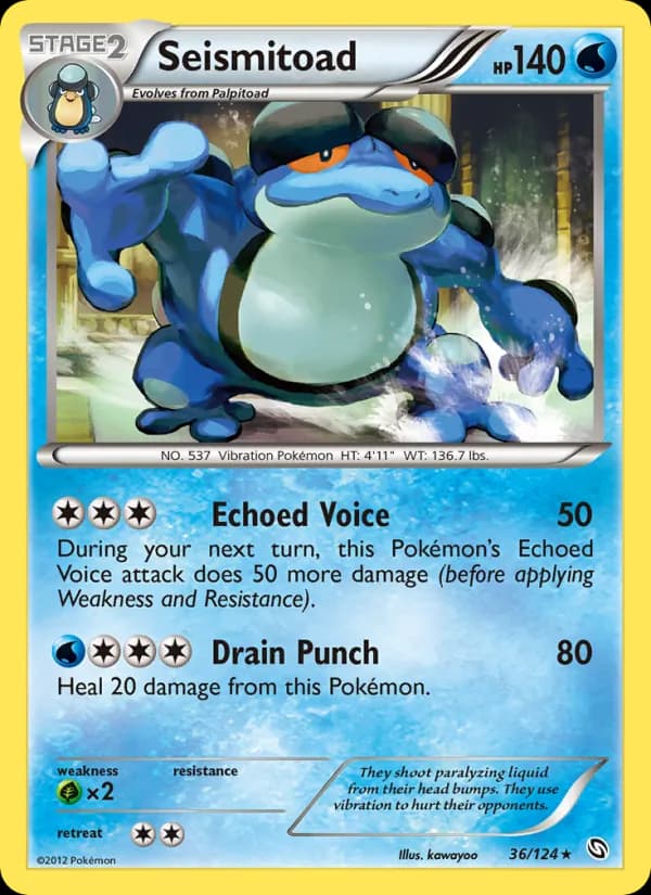 Seismitoad card in English